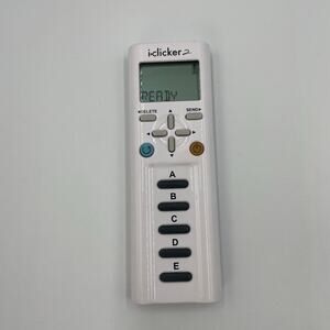 iClicker 2 Student remote classroom response control white used Tested